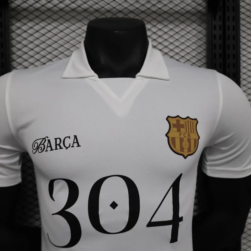 2024/2025 Player Version Barcelona Yamal Kopa Award Commemorative Edition White Football Shirt 1:1 Thai Quality - Image 3