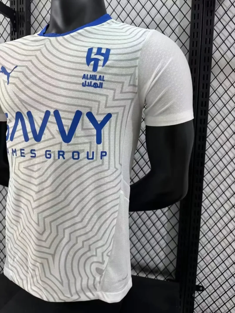 2024/2025 Player Version Al-Hilal Saudi Arabia Away Football Shirt 1:1 Thai Quality - Image 4