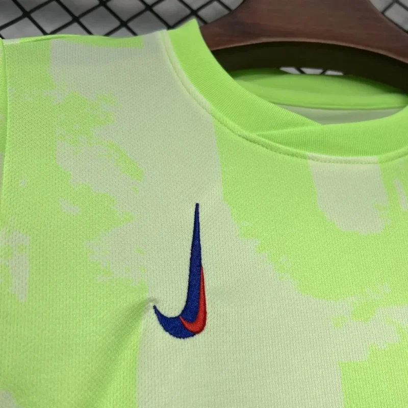 2024/2025 Barcelona Third Away Football Shirt 1:1 Thai Quality Kids Size (With Sponsor) - Image 4