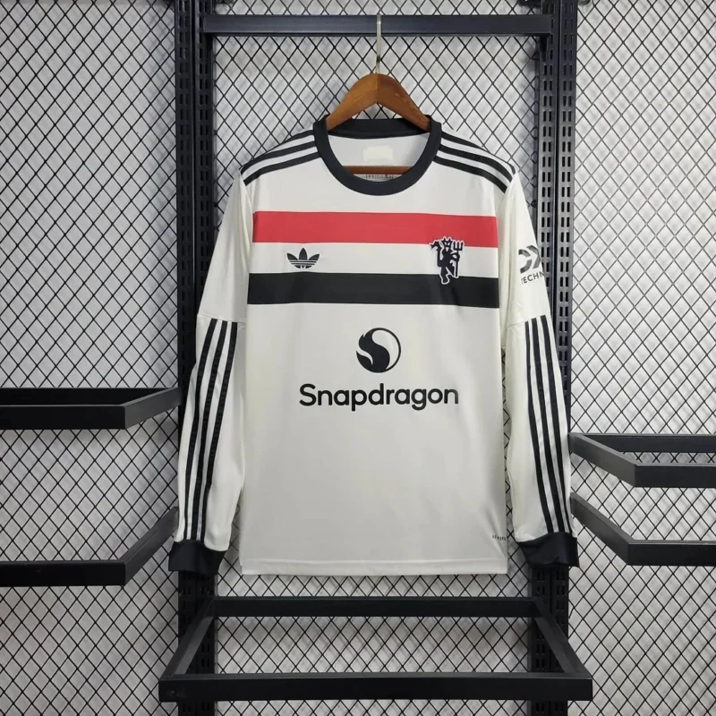 2024/2025 Manchester United Third Away Long Sleeve Football Shirt 1:1 Thai Quality