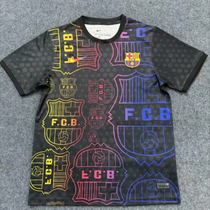 2025/2026 Barcelona Special Edition Black Football Shirt 1:1 Thai Quality