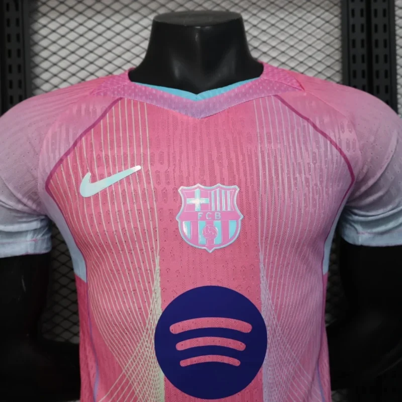 2025/2026 Player Version Barcelona Special Edition Pink Football Shirt 1:1 Thai Quality - Image 3