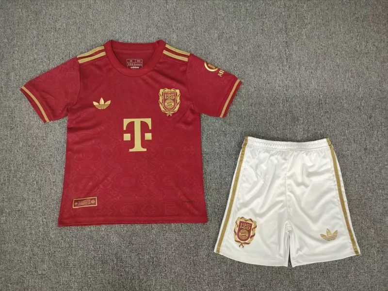 2025/2026 Bayern Munich 125th Anniversary Edition Football Shirt 1:1 Thai Quality Kids Size