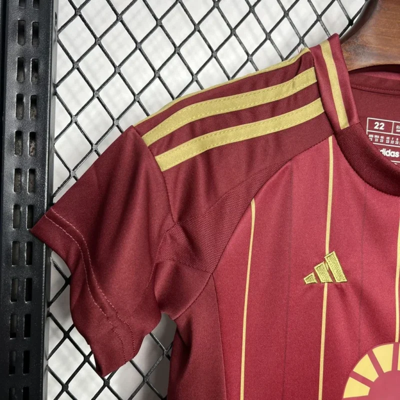 2024/2025 Roma Home Soccer Jersey 1:1 Thai Quality Kids Size - Image 4