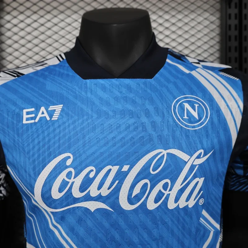 2024/2025 Player Version Napoli Pre-Match Training Suit Soccer Jersey 1:1 Thai Quality - Image 3