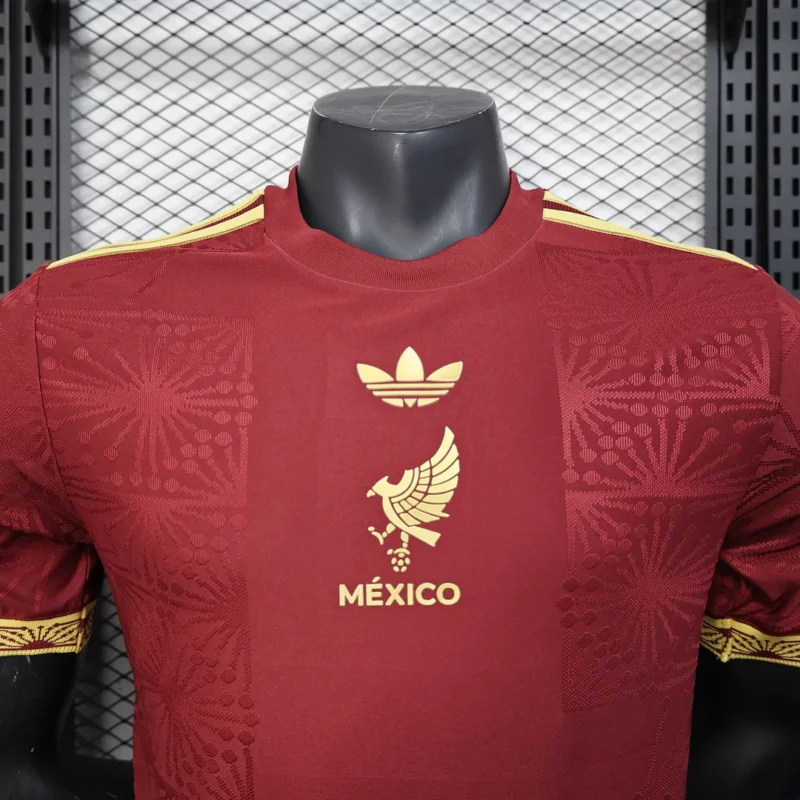 2025 Player Version Mexico National Team Special Edition Red Football Shirt 1:1 Thai Quality - Image 3