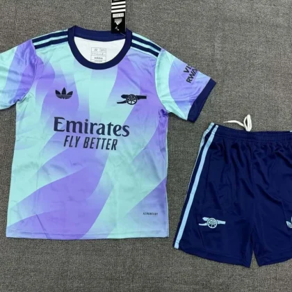 2024/2025 Arsenal Third Away Football Shirt 1:1 Thai Quality Kids Size