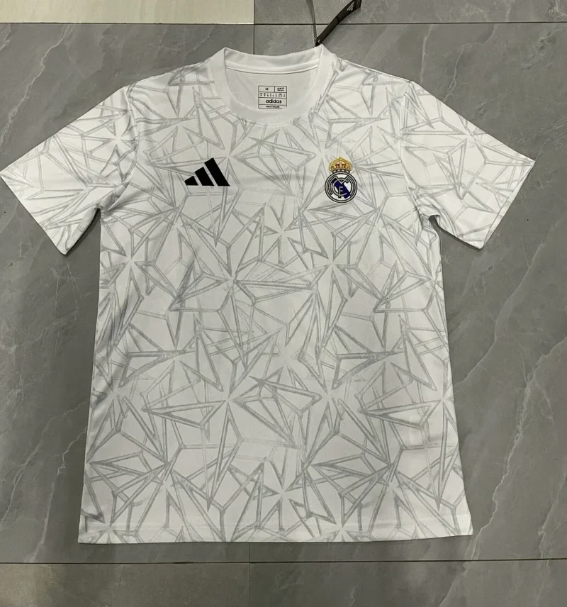 2024/2025 Real Madrid Training Suit White Football Shirt 1:1 Thai Quality