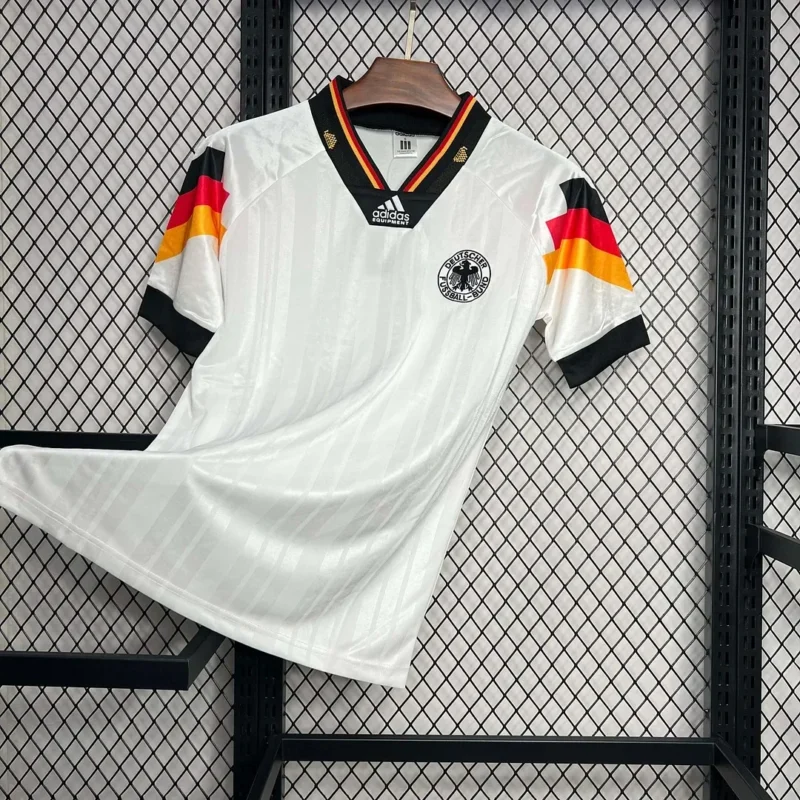 1992 Retro Germany Home Soccer Jersey 1:1 Thai Quality - Image 3