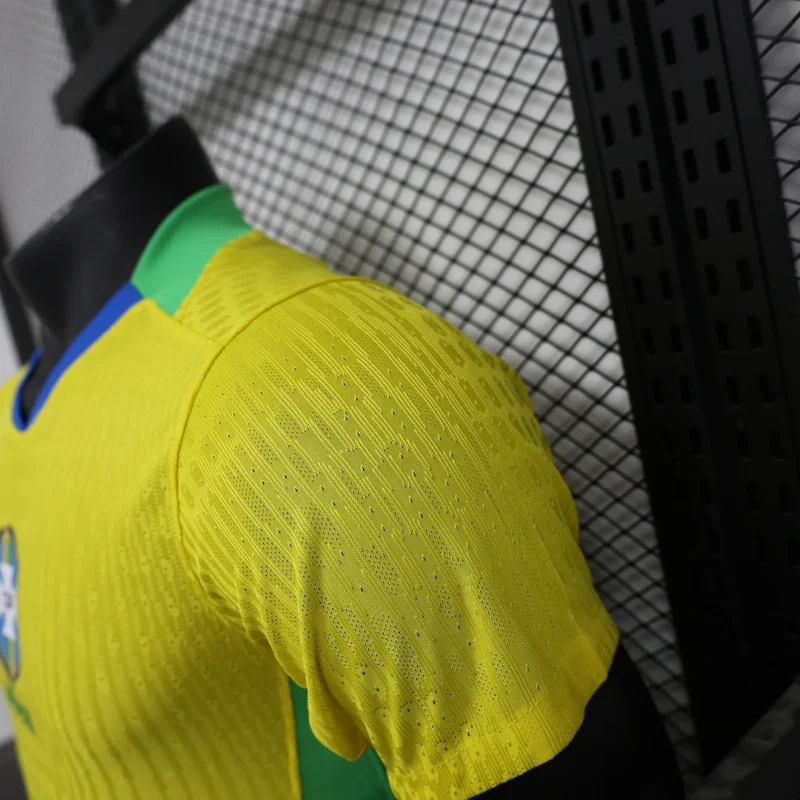 2025 Player Version Brazil Home Soccer Jersey 1:1 Thai Quality - Image 7