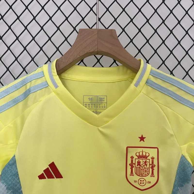 2024 Spain National Team Away Football Shirt 1:1 Thai Quality Kids Size - Image 3