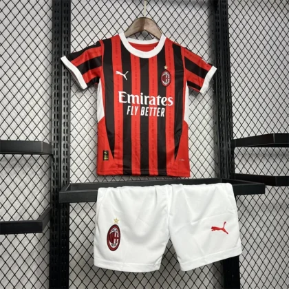 2024/2025 AC Milan Home Football Shirt 1:1 Thai Quality Kids Size