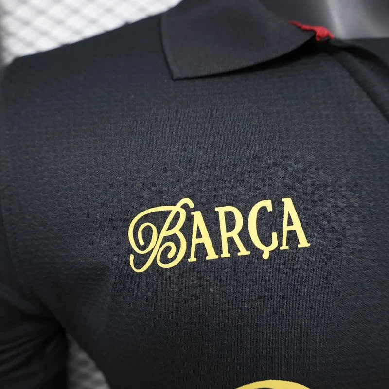 2024/2025 Player Version Barcelona Yamal Kopa Award Commemorative Edition Black Football Shirt 1:1 Thai Quality - Image 6