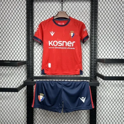 2024/2025 Osasuna Home Football Shirt 1:1 Thai Quality Kids Size