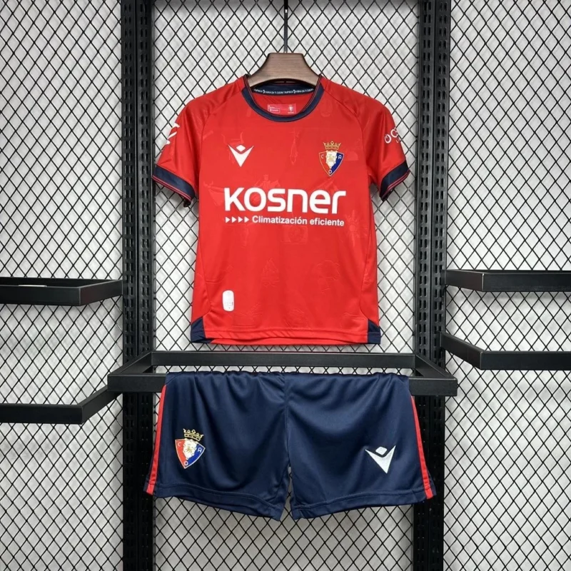 2024/2025 Osasuna Home Football Shirt 1:1 Thai Quality Kids Size