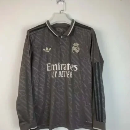 2024/2025 Real Madrid Third Away Long Sleeve Football Shirt 1:1 Thai Quality
