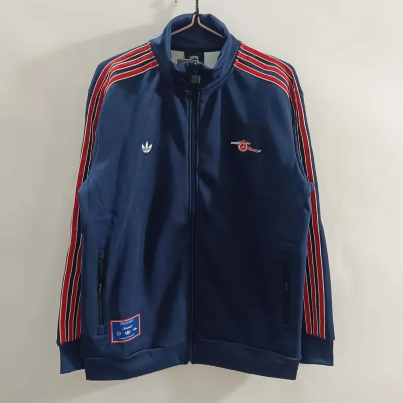 2025/2026 Arsenal Windbreaker Navy Blue Football Shirt 1:1 Thai Quality