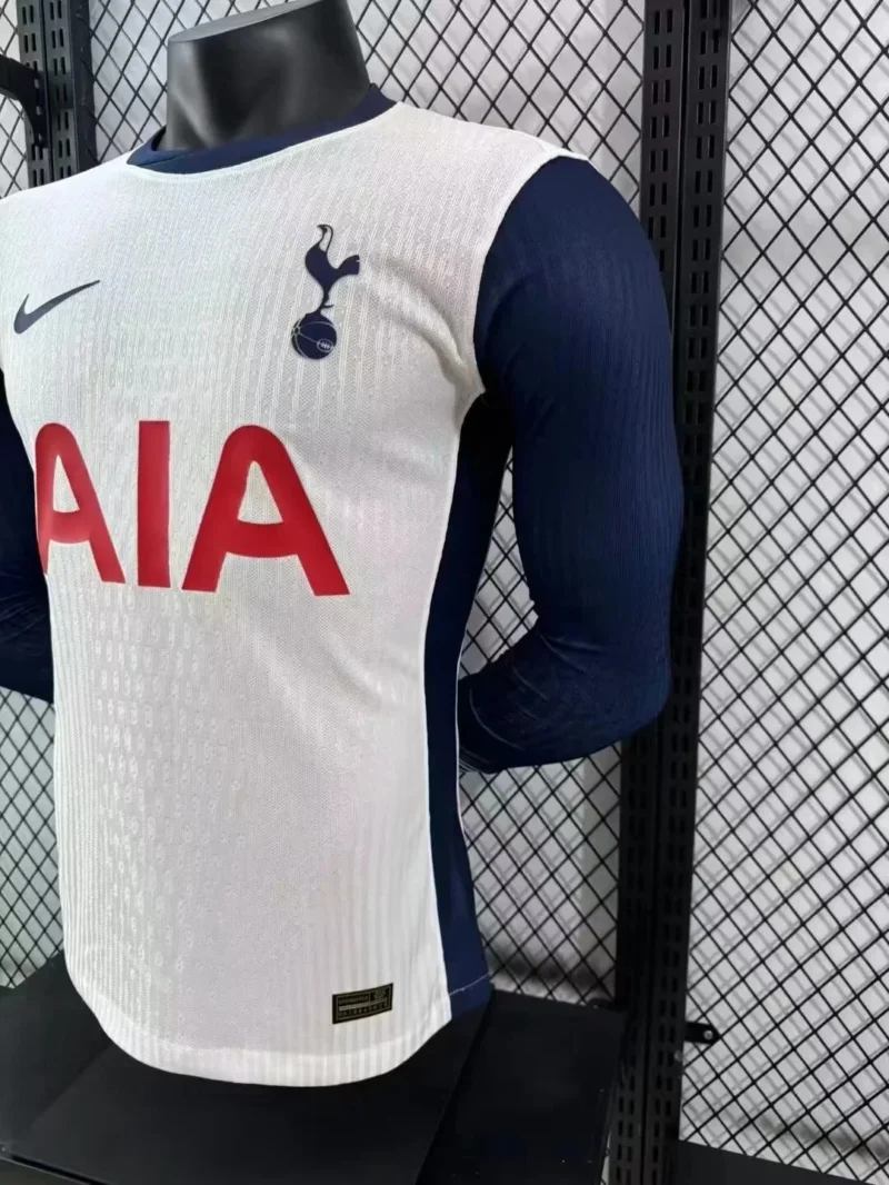2024/2025 Player Version Tottenham Home Long Sleeve Football Shirt 1:1 Thai Quality - Image 5