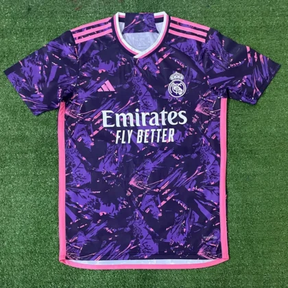 2024/2025 Real Madrid Special Edition Purple Football Shirt 1:1 Thai Quality