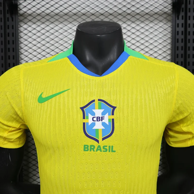2025 Player Version Brazil Home Soccer Jersey 1:1 Thai Quality - Image 3