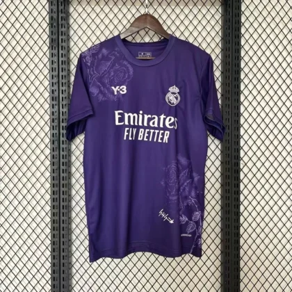 2024/2025 Real Madrid Y-3 Special Edition Purple Football Shirt 1:1 Thai Quality