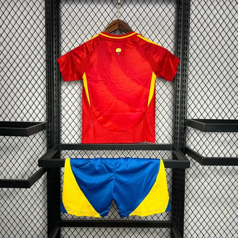 2024 Spain National Team Home Football Shirt 1:1 Thai quality Kids Size - Image 2