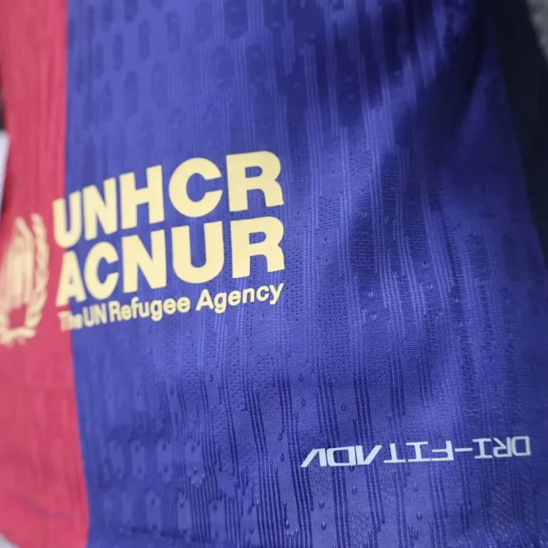 2024/2025 Player Version Barcelona Home Football Shirt 1:1 Thai Quality (With Sponsor) - Image 12