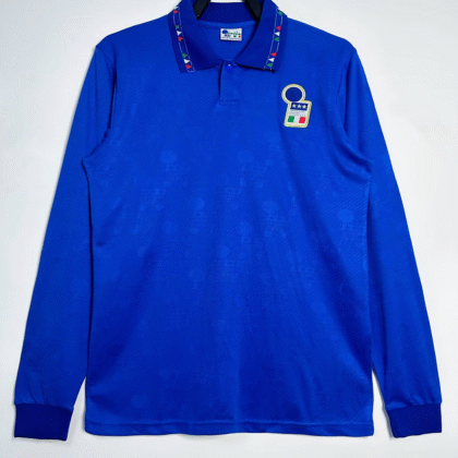 1994 Retro Italy Home Long Sleeve Soccer Shirt 1:1 Thai Quality