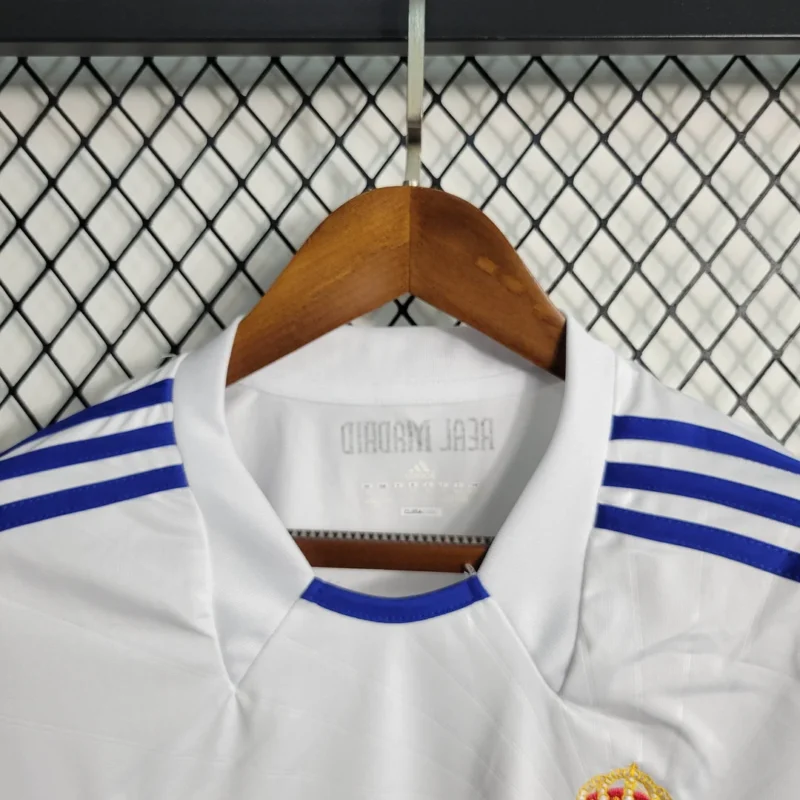 2010/2011 Retro Long Sleeve Real Madrid Home Soccer Jersey 1:1 Thai Quality - Image 7