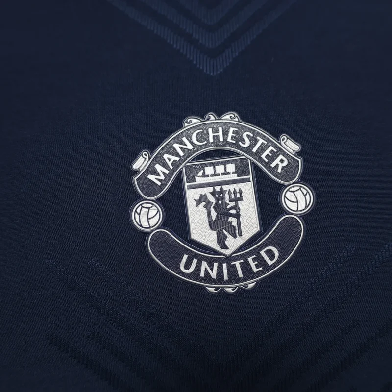 2024/2025  Player Version Manchester United Training Suit Dark Blue Football Shirt 1:1 Thai Quality - Image 5