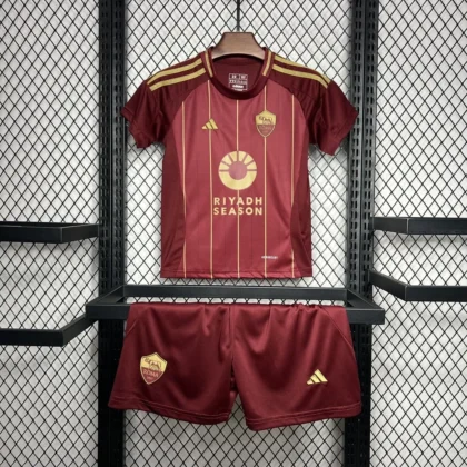 2024/2025 Roma Home Soccer Jersey 1:1 Thai Quality Kids Size
