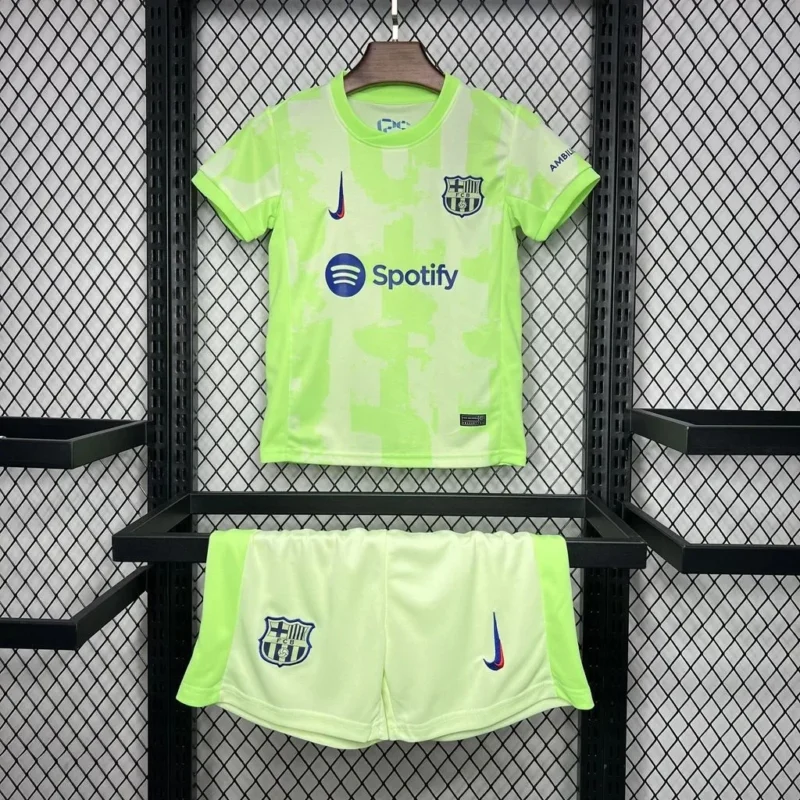 2024/2025 Barcelona Third Away Football Shirt 1:1 Thai Quality Kids Size (With Sponsor)