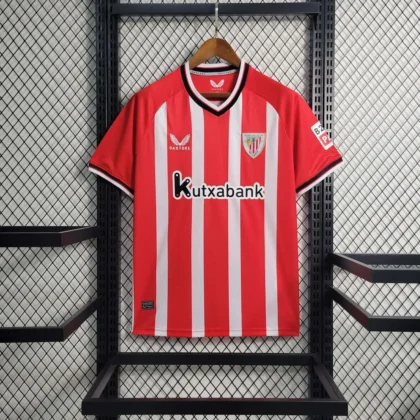 23-24 Athletic Bilbao Home Football Shirt 1:1 Thai Quality