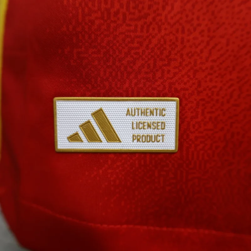 2024 Player Version Spain National Team Home Long Sleeve Football Shirt  1:1 Thai quality - Image 9
