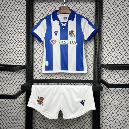 2024/2025 Real Sociedad Home Football Shirt 1:1 Thai Quality Kids Size