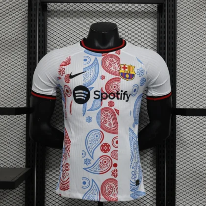 2024/2025 Player Version Barcelona Special Edition White Football Shirt 1:1 Thai Quality
