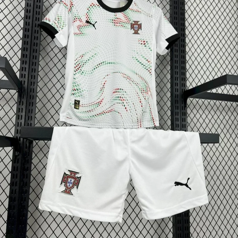 2025 Portugal Away Football Shirt 1:1 Thai Quality Kids Size - Image 3