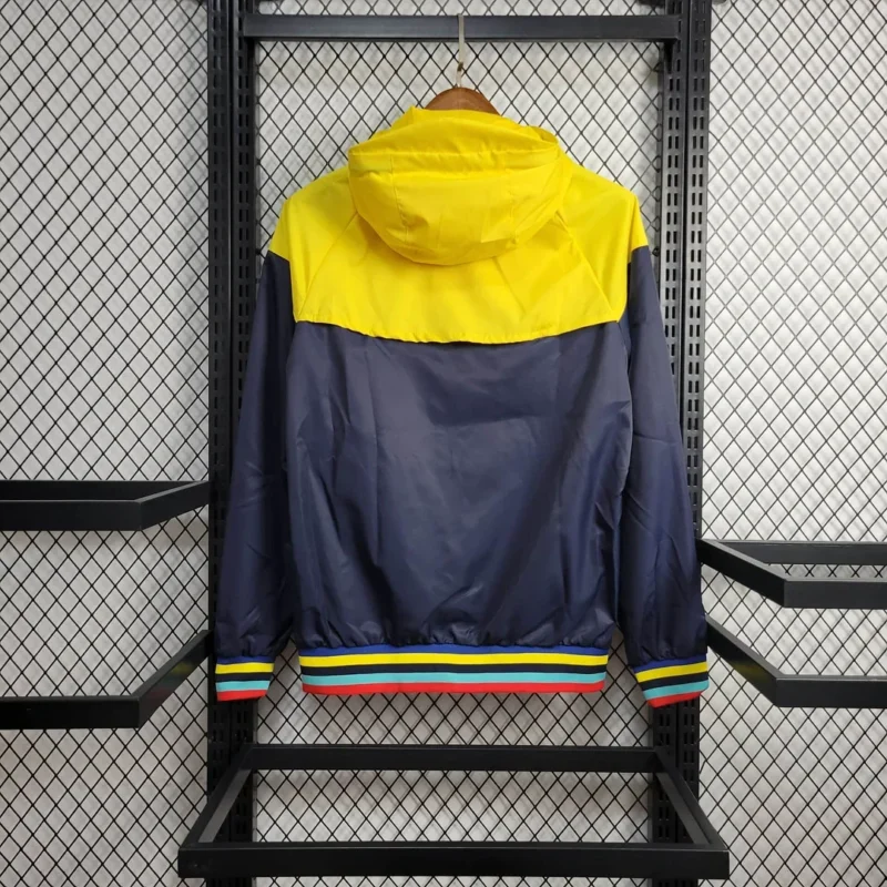 2024/2025 Boca Juniors Windbreaker Blue Yellow Football Shirt 1:1 Thai Quality - Image 2