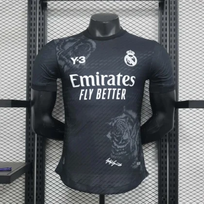 2024/2025 Real Madrid Y-3 Special Edition Black Football Shirt 1:1 Thai Quality