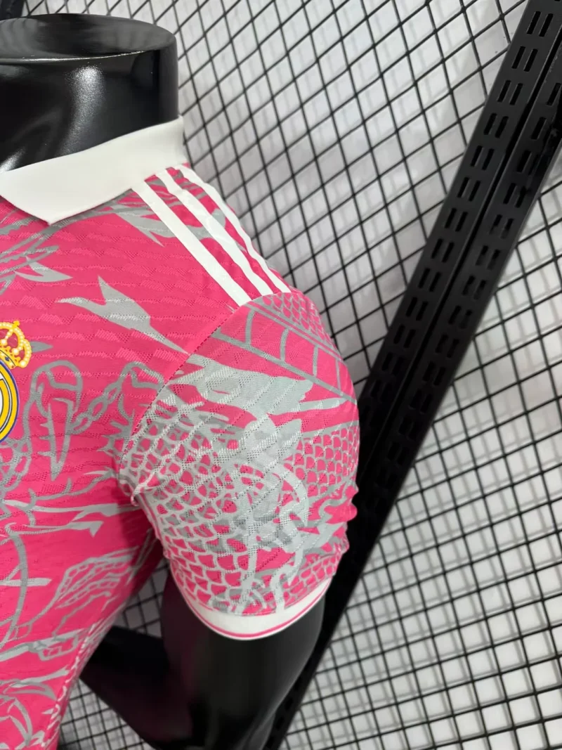 2025/2026 Player Version Real Madrid Special Edition Pink  Football Shirt1:1 Thai Quality - Image 9