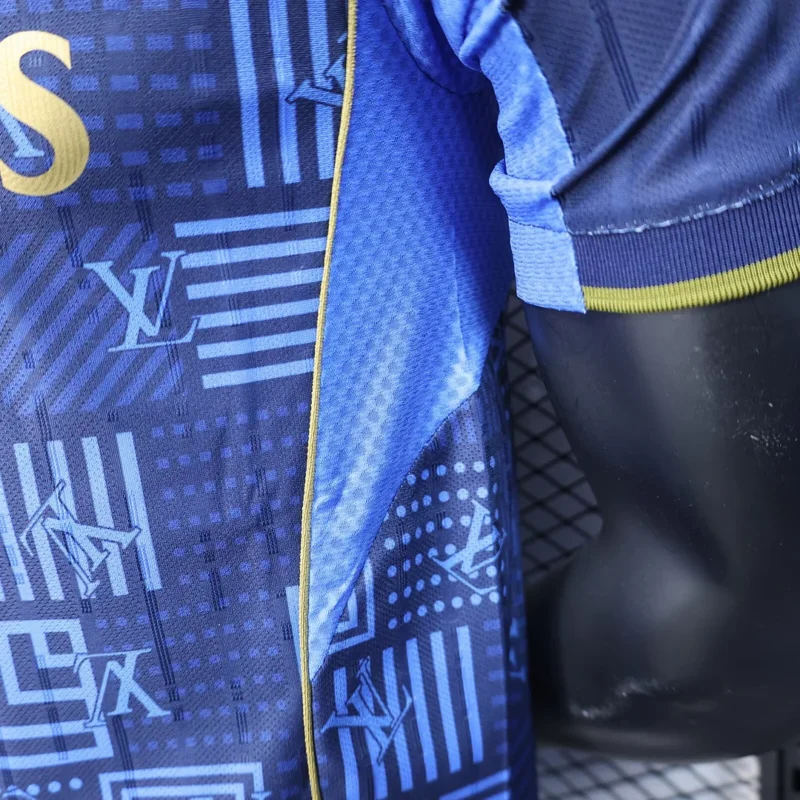 2025/2026 Player Version Real Madrid Special Edition Blue Football Shirt 1:1 Thai Quality - Image 8