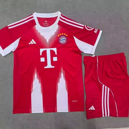 2025/2026 Bayern Munich Home Football Shirt 1:1 Thai Quality Kids Size