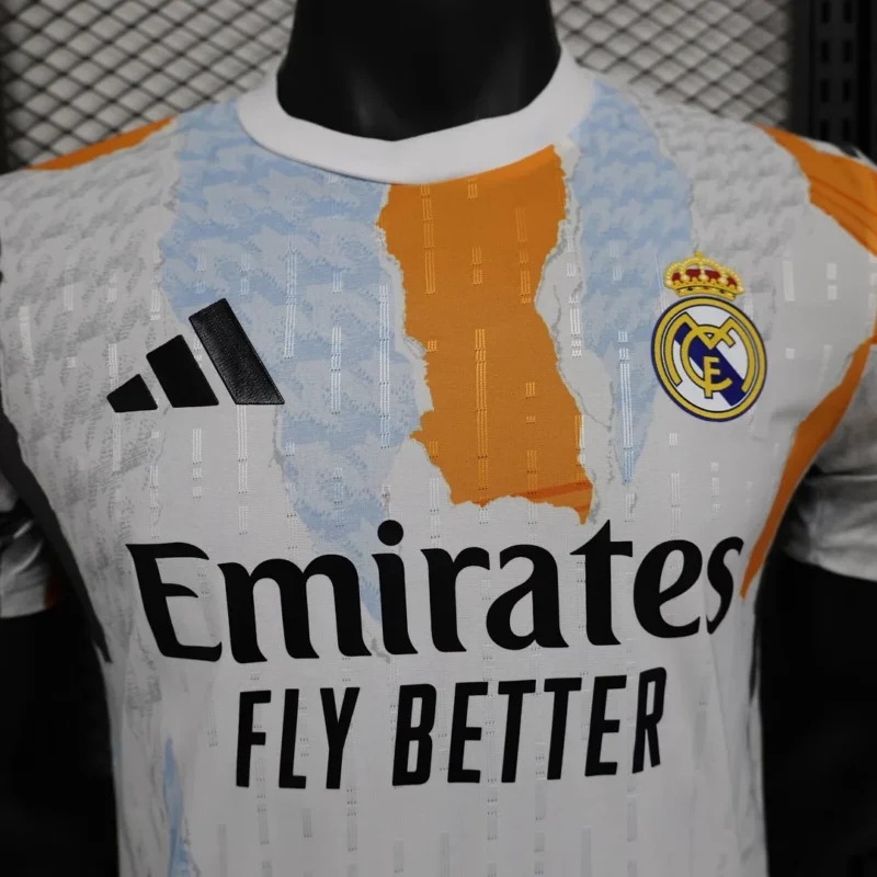 2024/2025 Player Version Real Madrid Pre-Match Training Suit Football Shirt 1:1 Thai Quality - Image 3