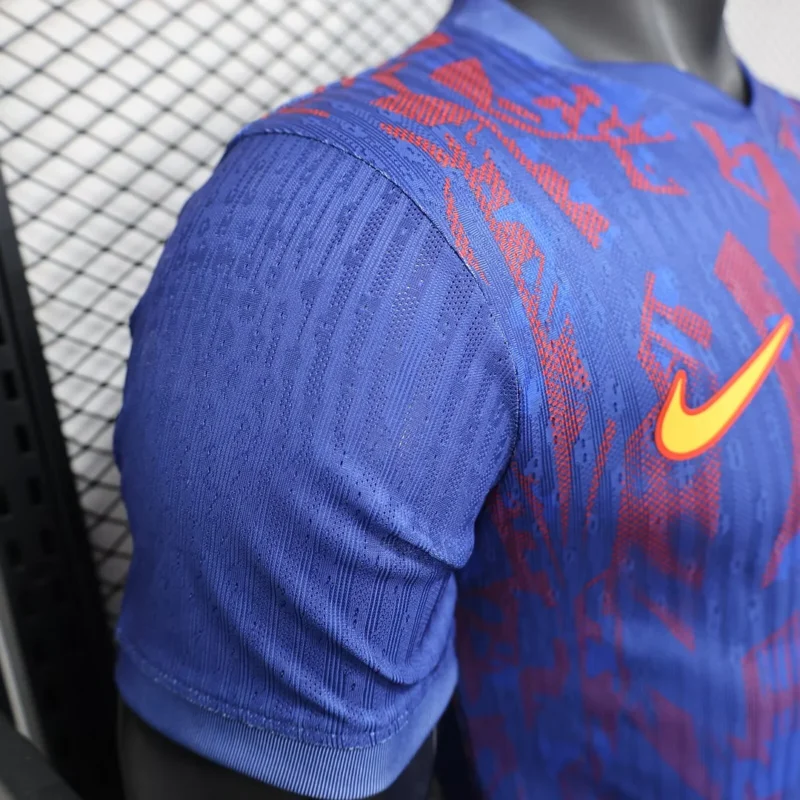 2025/2026 Player Version Barcelona Special Edition Blue Football Shirt 1:1 Thai Quality - Image 6