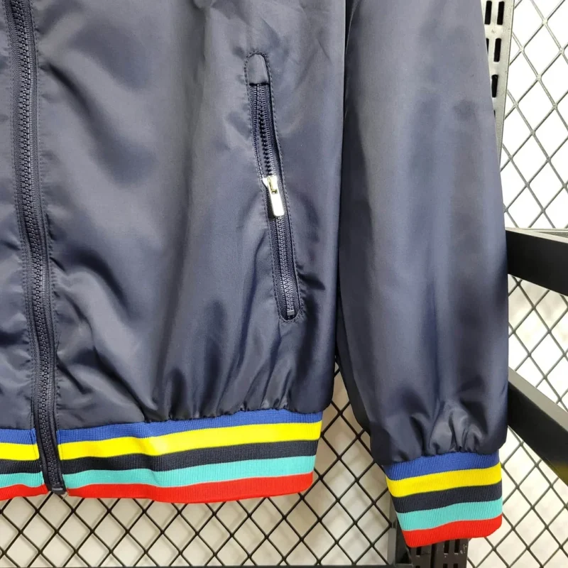 2024/2025 Boca Juniors Windbreaker Blue Yellow Football Shirt 1:1 Thai Quality - Image 4