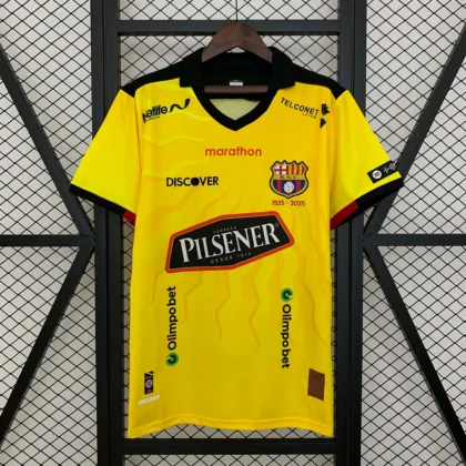 2025/2026 Barcelona 100th Anniversary Edition Yellow Football Shirt 1:1 Thai Quality