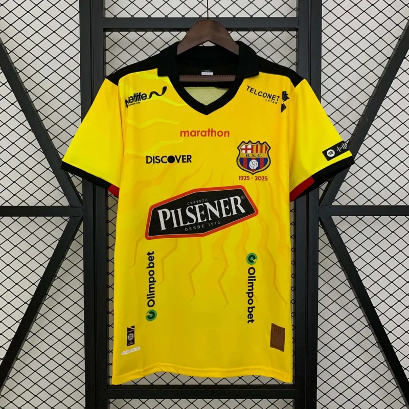 2025/2026 Barcelona 100th Anniversary Edition Yellow Football Shirt 1:1 Thai Quality