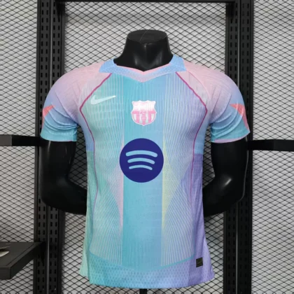 2025/2026 Player Version Barcelona Special Edition Light Blue Football Shirt 1:1 Thai Quality