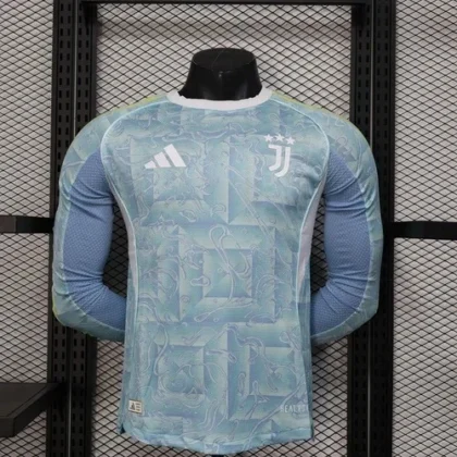 2025/2026 Player Version Juventus Away Long Sleeve Football Shirt 1:1 Thai Quality
