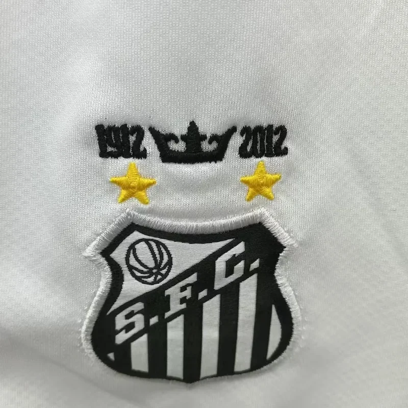 2013 Retro Santos Home Shorts Football 1:1 Thai Quality - Image 3